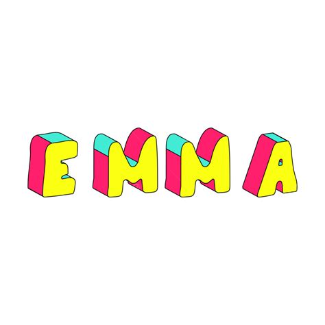 Emma Vector, Emma, Emma Name, Emma 3d PNG and Vector with Transparent ...