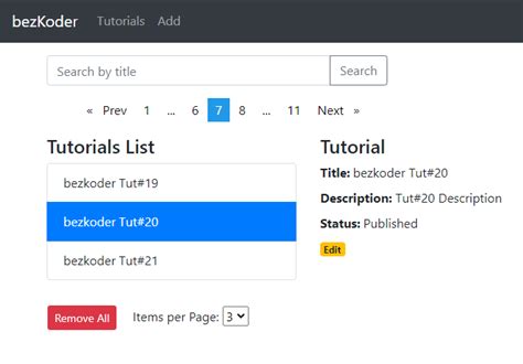 Angular Spring Boot Pagination Example 的图像结果