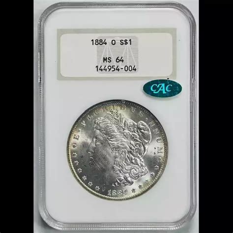 1884-O Morgan Silver Dollar NGC MS-64 CAC - Bob Paul Rare Coins