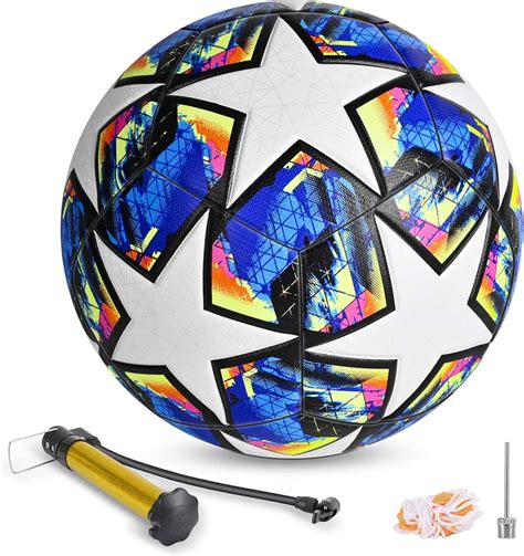 Soccer Ball Match Size 5 Soccer Balls Indoor and Outdoor Soccer ...