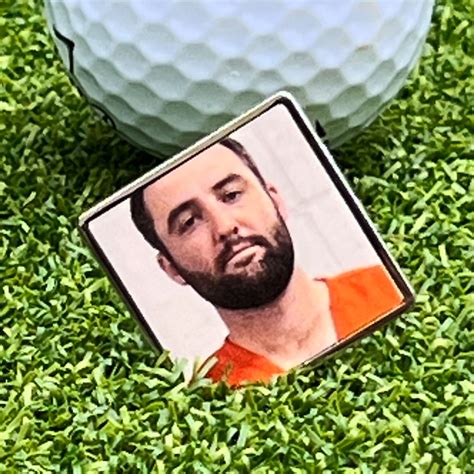 Scottie Scheffler Mug Shot - Golf Ball Marker Only – PoppingCaps
