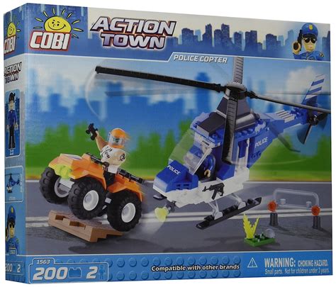 COBI Police Copter : Amazon.in: Toys & Games