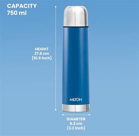 Milton Eco-Flip 750 Thermosteel Double Walled Vacuum Insulated Thermos ...