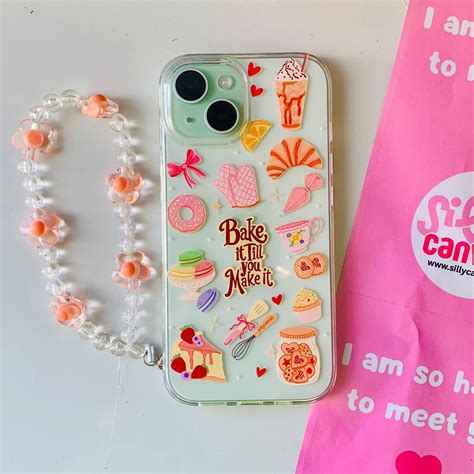 Silicone Clear Case with Orange Charm Bake It Till You Make It ...