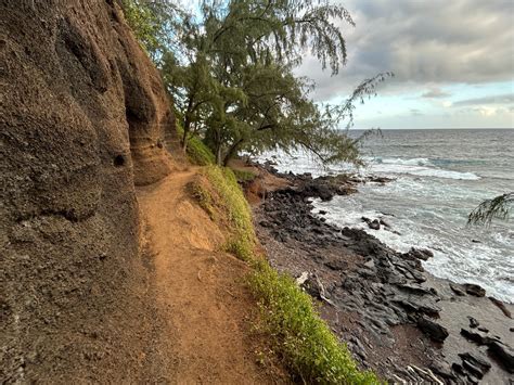 Hiking to Kaihalulu Red Sand Beach in Hānā on Maui — noahawaii