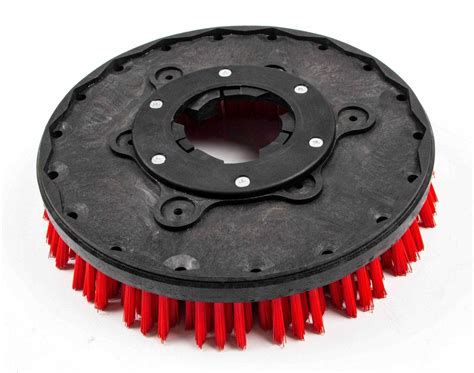 14" Heavy Duty Red Disk Scrub Brush for SUNMAX RT15 Floor Scrubber Mac