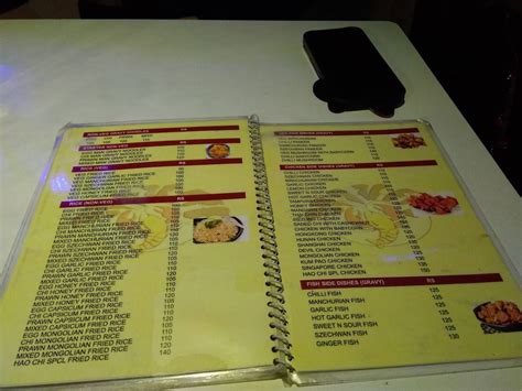 Menu at Hao Chi, Kolkata, 36/A/1