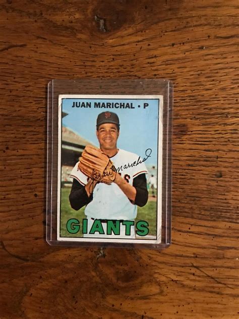 Juan Marichal 1967 Topps Baseball Card (original Issue) (4951) - Etsy