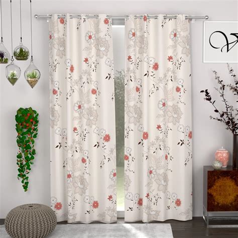 Buy CHHAVI INDIA 213 cm (7 ft) Polycotton Semi Transparent Door Curtain ...