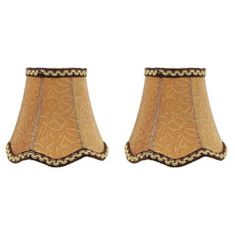 2X Chandelier Lamp Shades Fabric Cloth Clip on Light Shades Lamp Cover ...