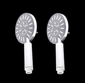 ANMEX® Premium 3 Function R-Line (ABS) Multi Adjustable Rain Spray Hand ...