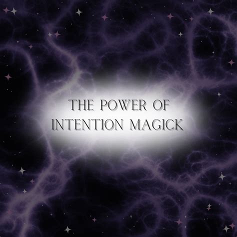 The Power Of Intention Magick – THE LOVE WITCH SINGAPORE