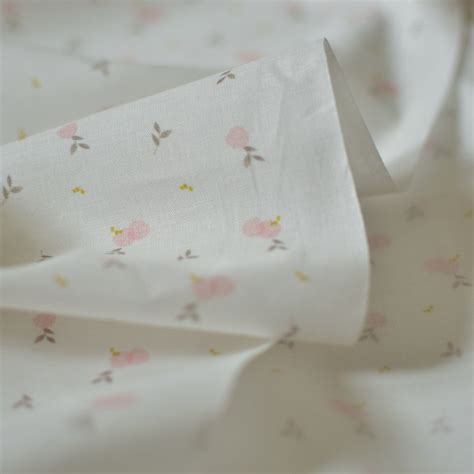 Tissu popeline | fruits rose | coton Bio - A&A Patrons