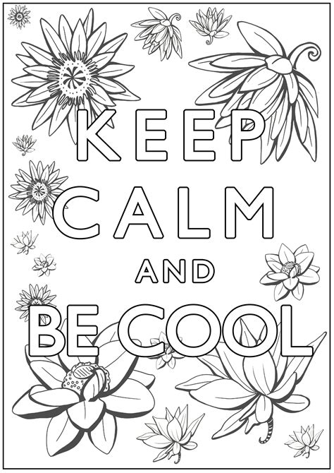 Calm Coloring Pages