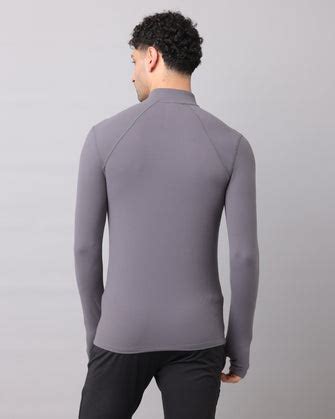 KA53 Dri-FIT Thumbhole Zipper | D Grey – ka53mensclub