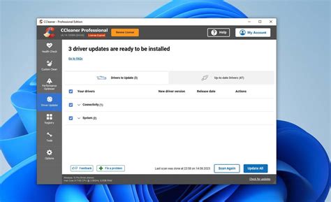 Update Network Adapter Driver 的图像结果