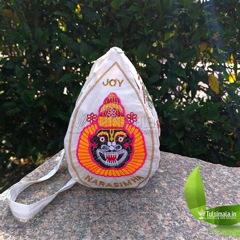 Japa Mala Bag Premium Quality Cotton Bag - Tulsi Mala