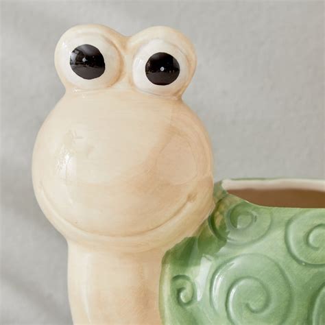 Buy Gloria Seasons Ceramic Turtle Planter from Home Centre at just INR ...