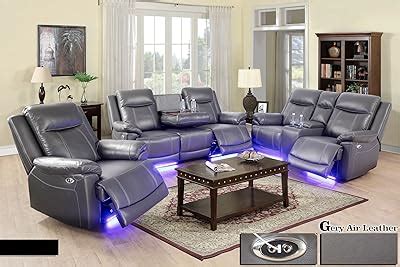 AYCP 3 PCs Electric Power Recliner Sofa Set Living India | Ubuy