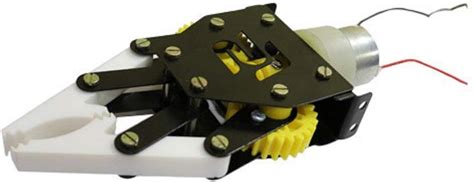 INVENTO Mechanical Robotic Gripper Arm Module Kit with DC Motor for DIY ...