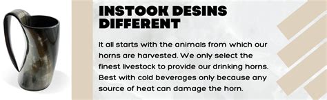 Buy InsTook Viking Cup Drinking Horn Tankard Authentic Medieval ...