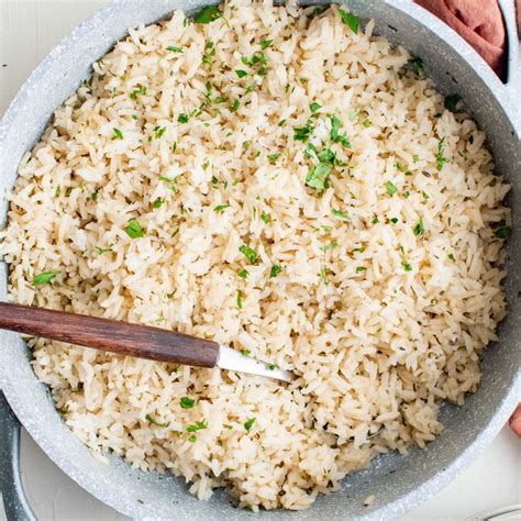 Seasoned Rice with Herbs and Garlic - Better than a boxed mix ...