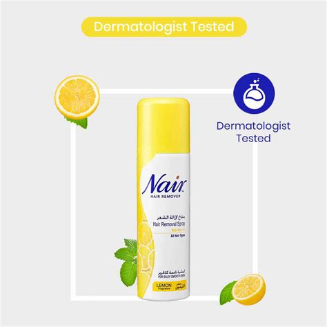 Buy NAIR LEMON HAIR REMOVAL SPRAY 200ML Online & Get Upto 60% OFF at ...