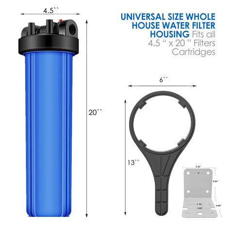 20 Big Blue Standard Whole House Water Filter India | Ubuy