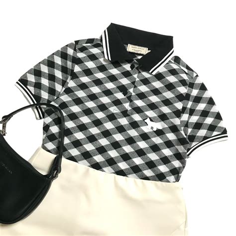 1302 MAISON KITSUNE メゾンキツネ ポロシャツ 半袖 春服 夏服 レディース ウィメン ヴィンテージ ユーズド 古着 ...