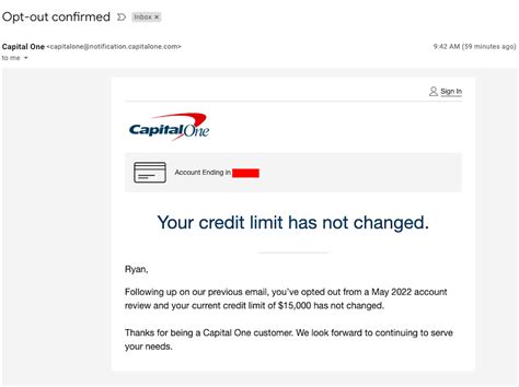 Capital One Restricted Account