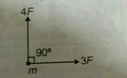 When a force F acts on a particle of mass m, the acceleration of ...
