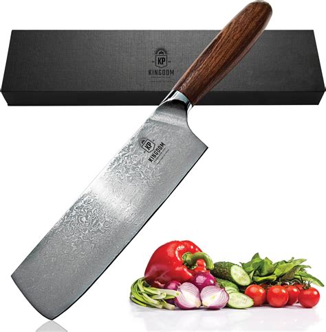 Amazon.com: Japanese Nakiri Knife - 7" Razor Sharp Kitchen Knife for Dicing, Slicing, & Chopping ...