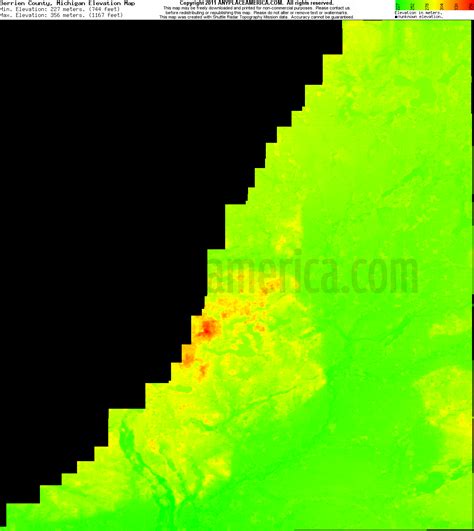 Free Berrien County, Michigan Topo Maps & Elevations