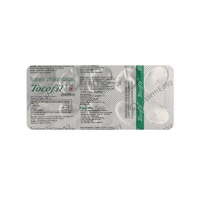 Tocofil 200 MG Softgel Capsule (10): Uses, Side Effects, Price & Dosage ...