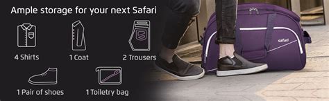 Safari Polyester 26 Cms Duffle Bag(Pep55Rlpur_Purple) : Amazon.in: Fashion