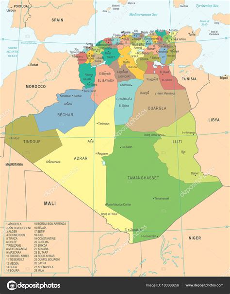 Algeria Map Maps Of Algeria