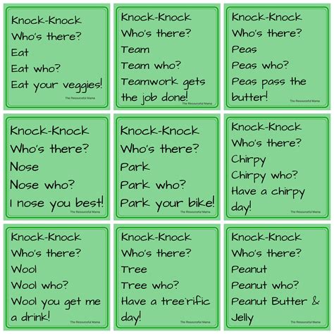 10 Best Knock Knock Jokes For Kids Free Printable