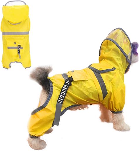 Dog Coats Waterproof with Legs, Dog Rain Coats Waterproof, Dogs ...