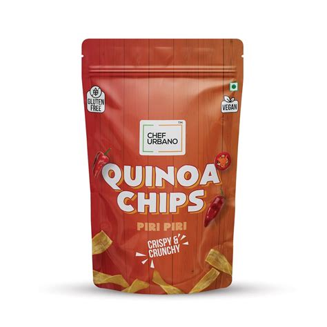 Chef Urbano Quinoa Chips Piri Piri 85g | Gluten Free | Vegan | Low GI ...