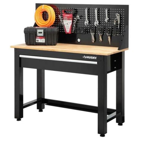 Husky Garage Workstation with Pegboard Storage - India | Ubuy