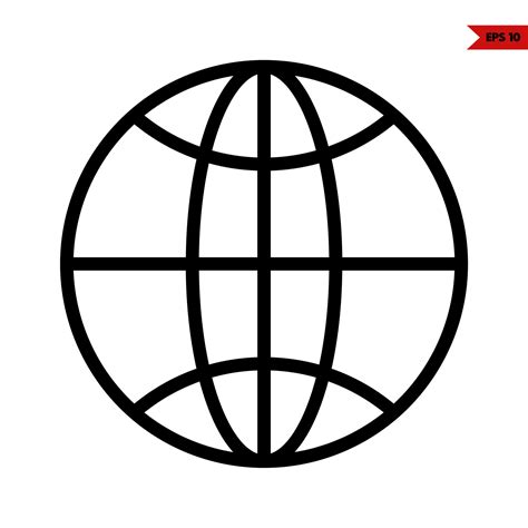 Earth Icon Simple Line 的图像结果