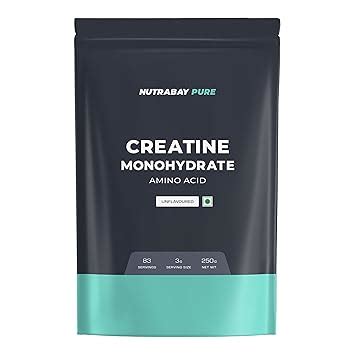 Nutrabay Pure Micronised Creatine Monohydrate | Pre/Post Workout ...