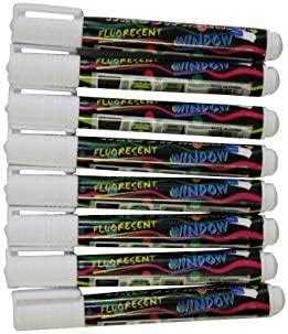 4 Seasons White Liquid Chalk Marker Glass Window Blackboard Marker Pen ...