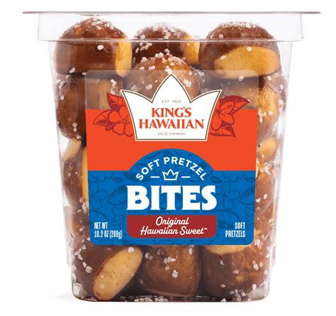 King’s Hawaiian Original Hawaiian Sweet Soft Pretzel Bites ...
