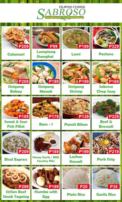 Carta de pizzería Rock N Pizza Bogo, Bogo