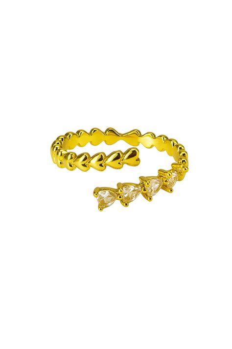 Heartline Ring by Sanzorah – Elegant Heart Women’s Ring