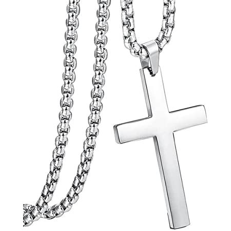 Buy University Trendz Stainless Steel Antique Cross Pendant Jesus ...