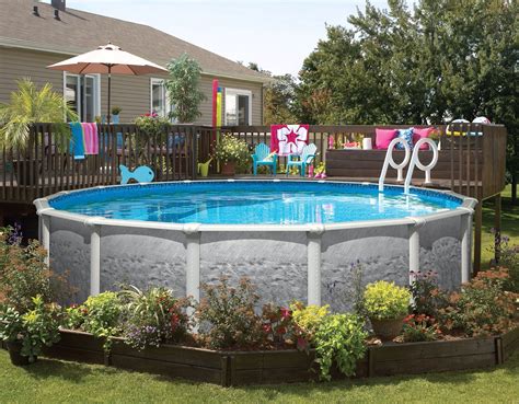 Small Backyard Landscaping Ideas With Above Ground Pool at Lilly Todd blog