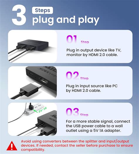 avedio links HDMI Splitter 4K@60Hz, HDMI Splitter 1 India | Ubuy