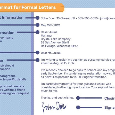 Proper Letter Format 的图像结果
